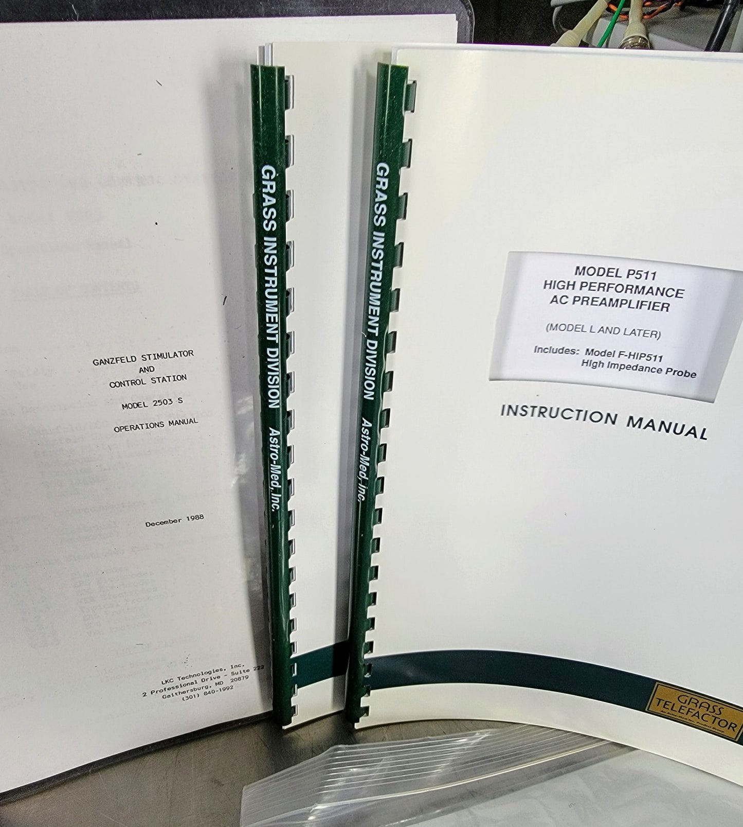 GRASS TELEFACTOR P511 AC AMPLIFIER RPS 312 POWER SUPPLY SYSTEM FREE SHIP