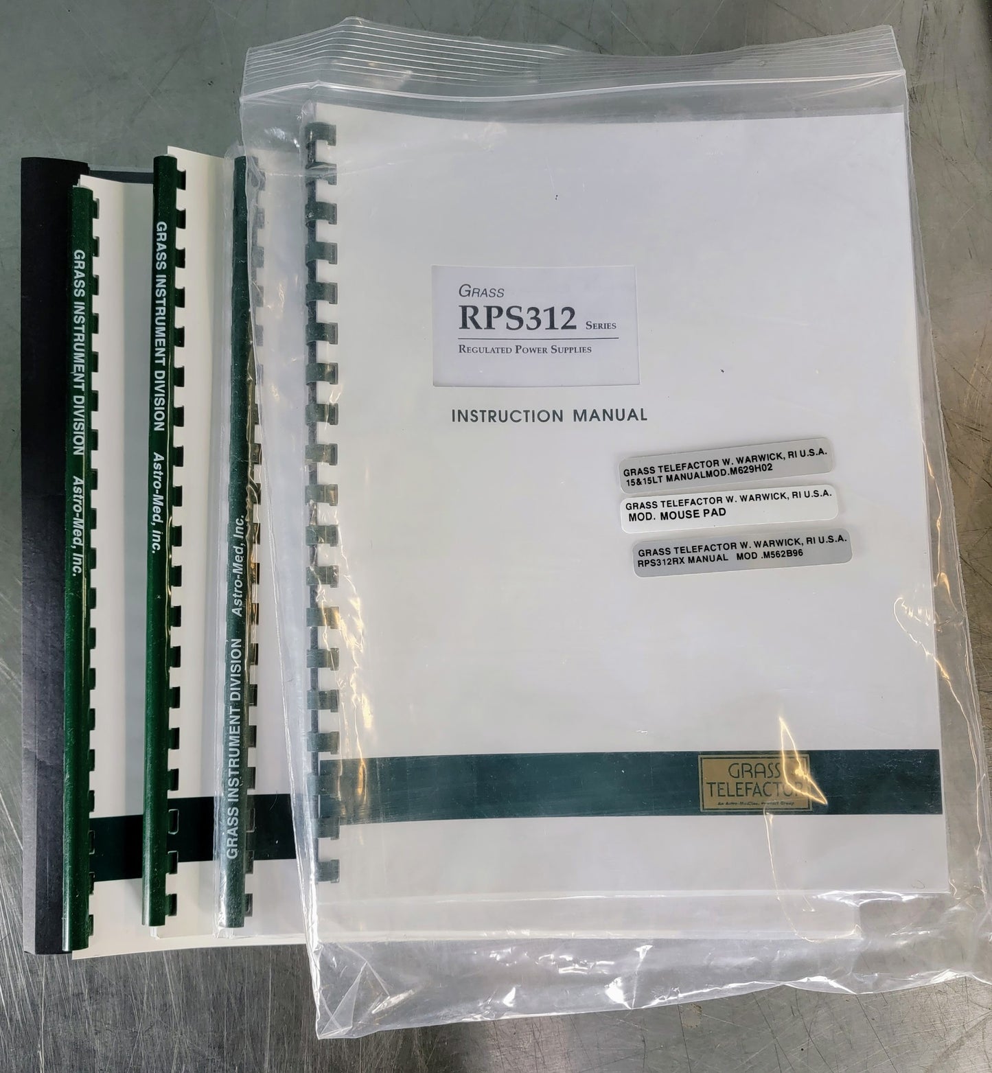 GRASS TELEFACTOR P511 AC AMPLIFIER RPS 312 POWER SUPPLY SYSTEM FREE SHIP