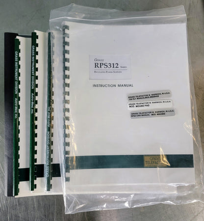 GRASS TELEFACTOR P511 AC AMPLIFIER RPS 312 POWER SUPPLY SYSTEM FREE SHIP