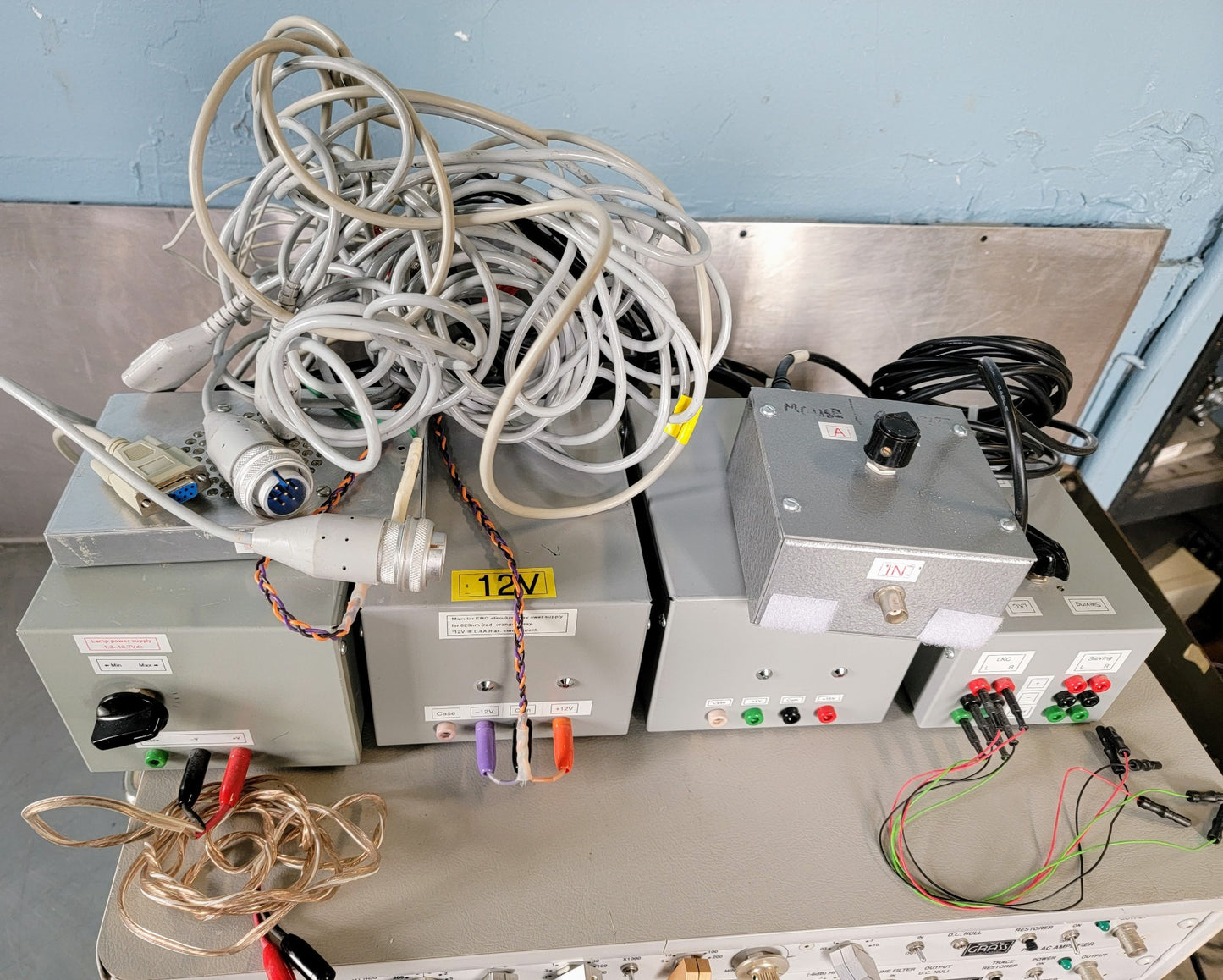 GRASS TELEFACTOR P511 AC AMPLIFIER RPS 312 POWER SUPPLY SYSTEM FREE SHIP