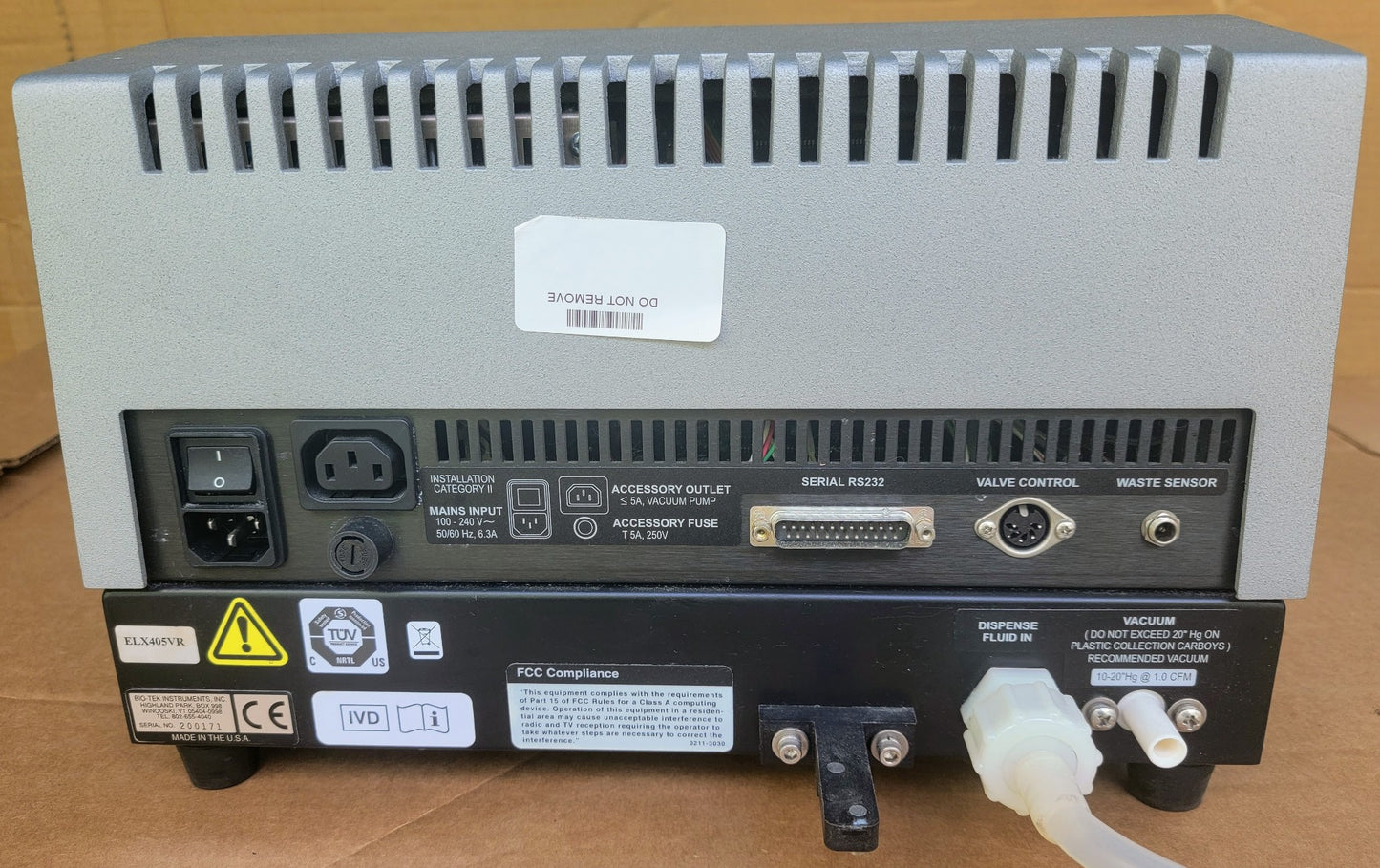 BIOTEK ELX 405 SELECT DEEP WELL MICROPLATE WASHER Biological Screening FREE SHIP