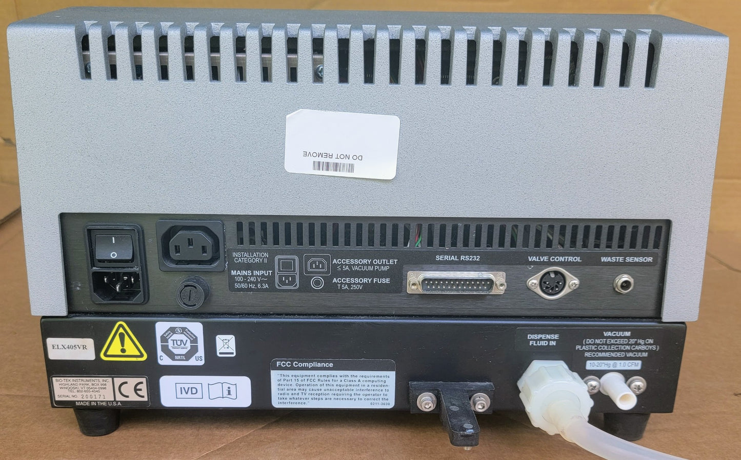 BIOTEK ELX 405 SELECT DEEP WELL MICROPLATE WASHER Biological Screening FREE SHIP