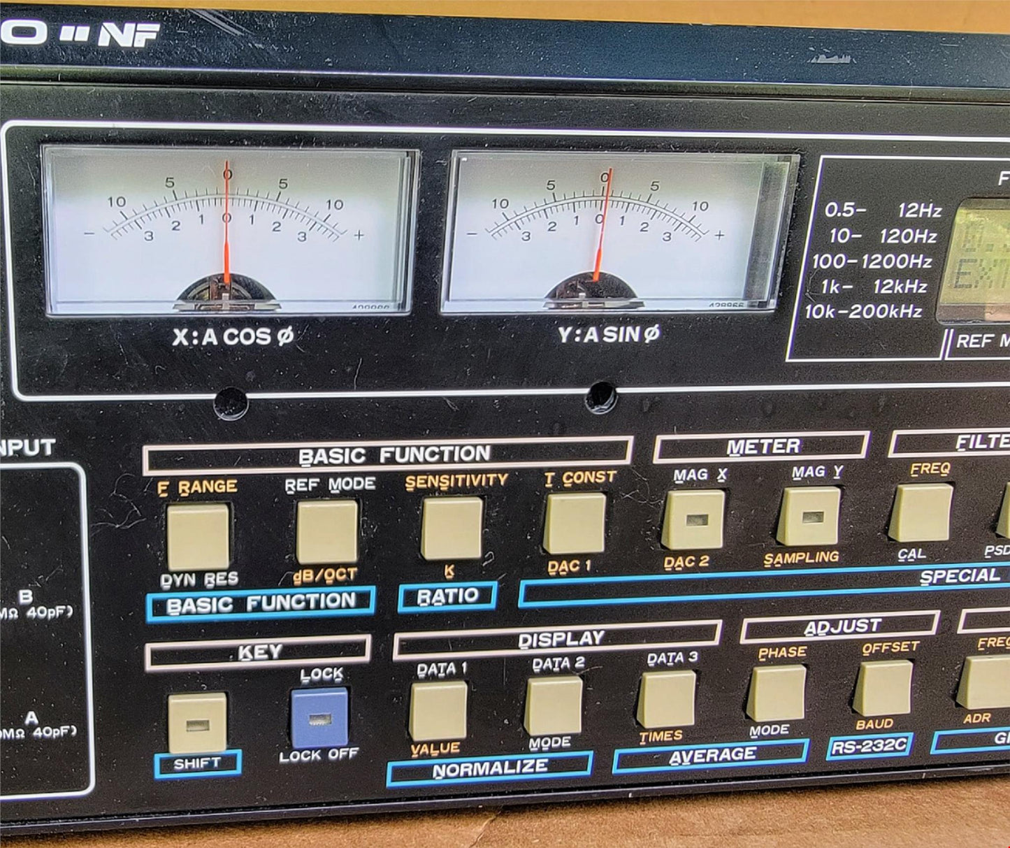 ITHACO NB 3961B TWO PHASE LOCK-IN AMPLIFIER 100nVT 1V  0.5Hz-200kHz FREE SHIP