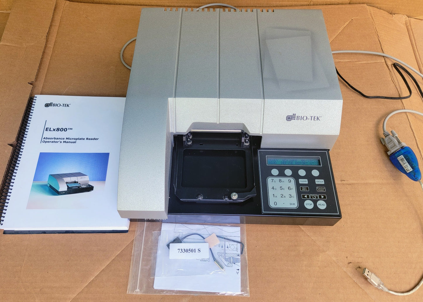 BIOTEK ELX800 SELECT DEEPWELL MICROPLATE WASHER BiologicalScreen MANUAL FREESHIP