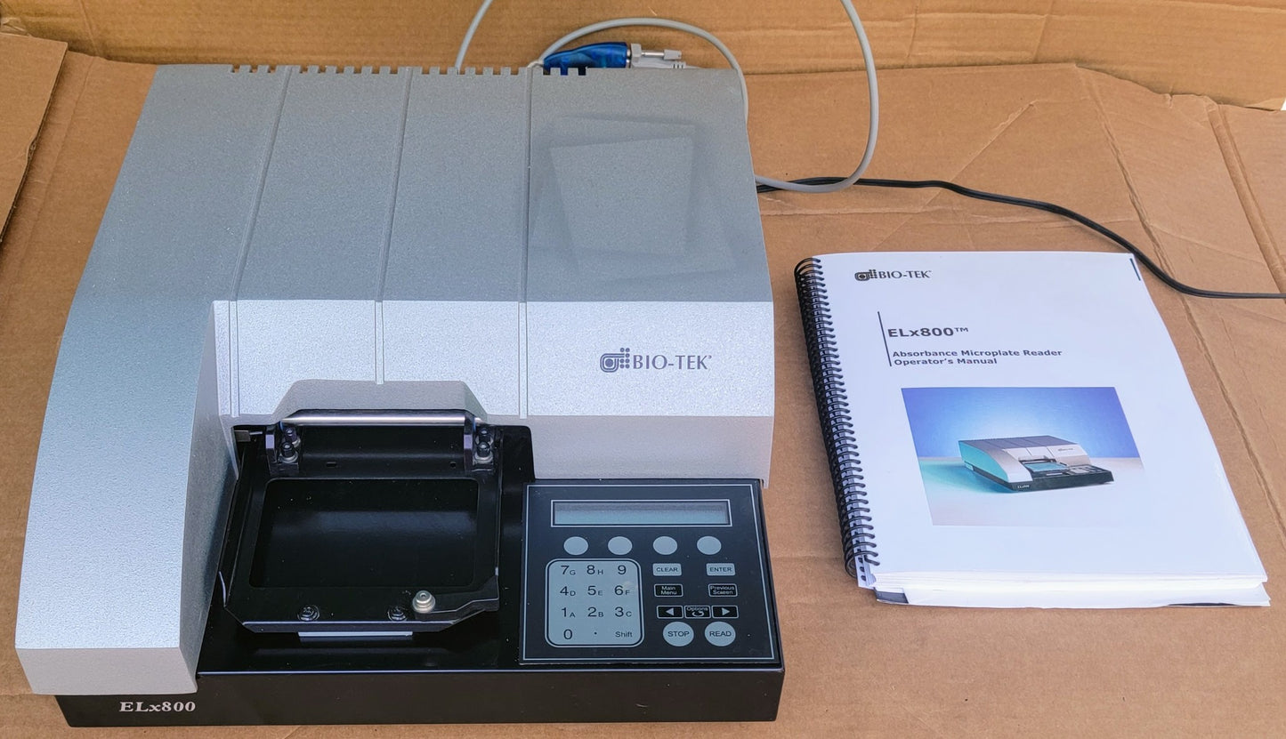 BIOTEK ELX800 SELECT DEEPWELL MICROPLATE WASHER BiologicalScreen MANUAL FREESHIP