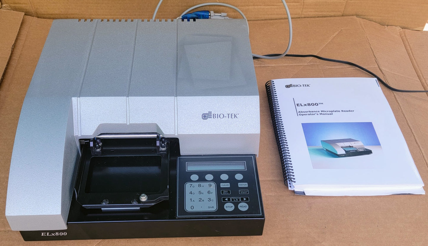 BIOTEK ELX800 SELECT DEEPWELL MICROPLATE WASHER BiologicalScreen MANUAL FREESHIP