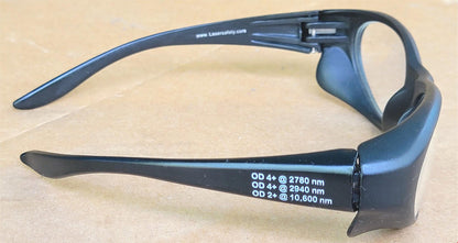 TRINITY "OD 4+@ 2940 2780 nm" & "OD 2+@ 10.600 nm" LASER SAFETY GLASSES FREESHIP