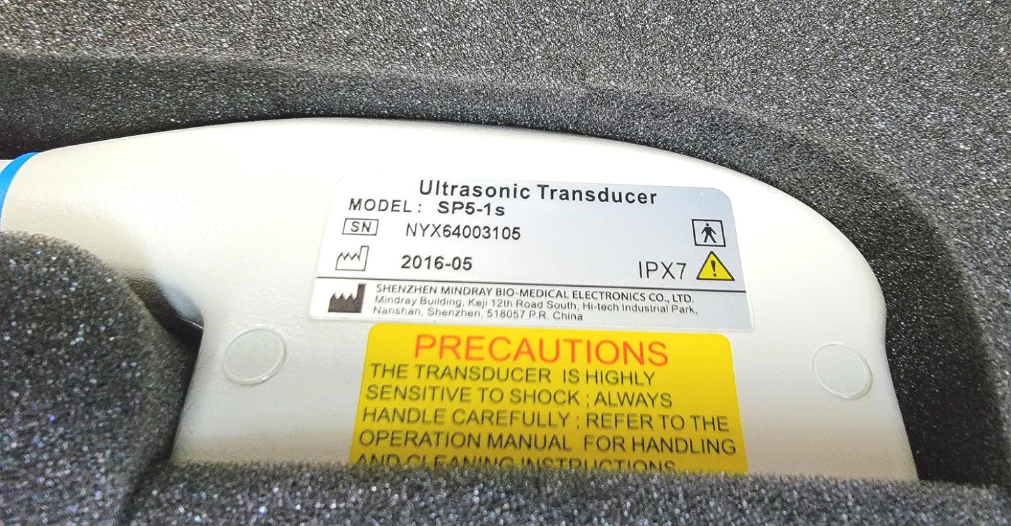MINDRAY SP5-1s PHASED TRANSDUCER PROBE for MINDRAY M9 ULTRASOUND FREE SHIPPING