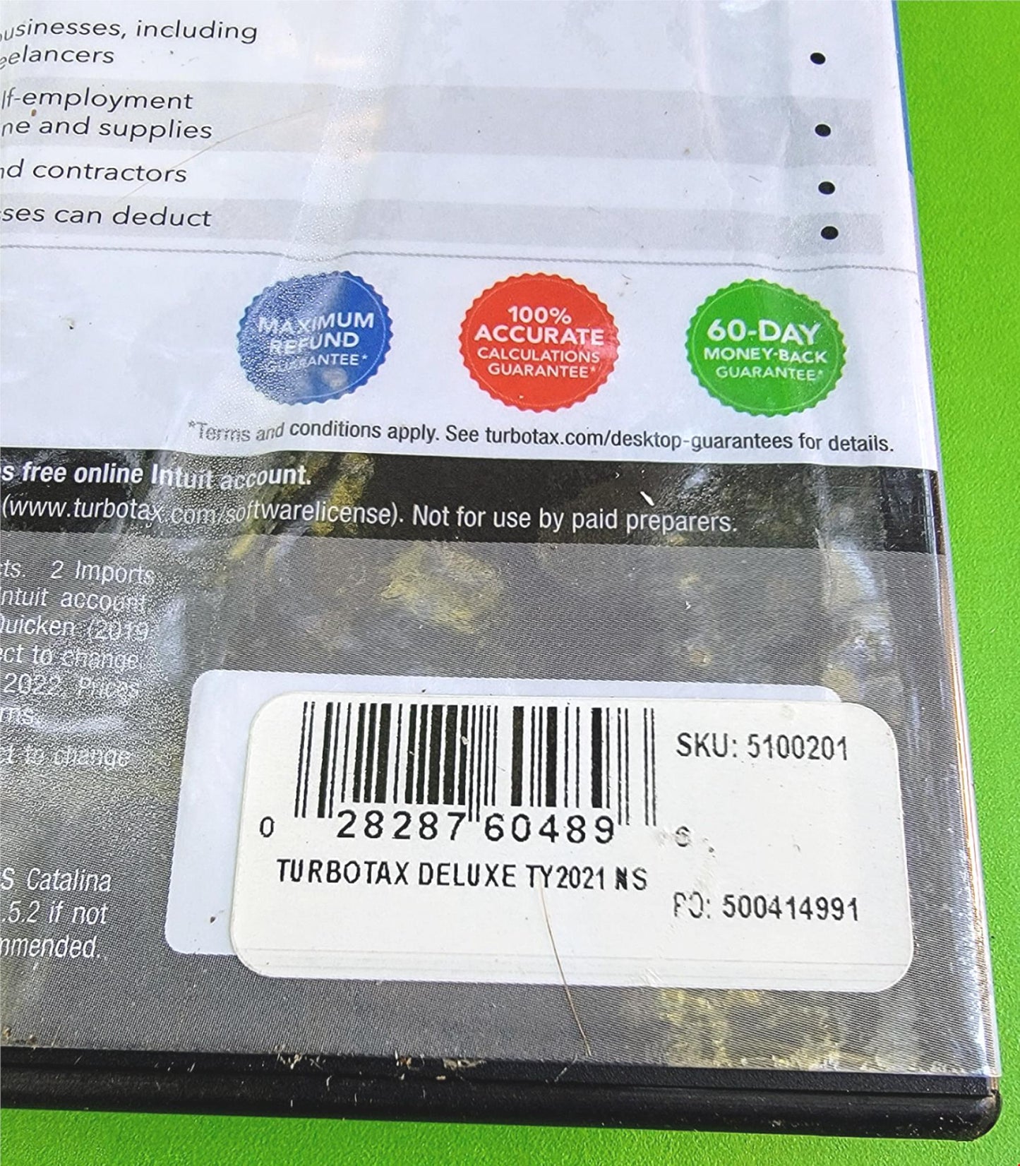 New WINDOWS MAC TURBOTAX DELUXE TAX YEAR 2021 FEDERAL RETURNS E-FILE FREESHIP