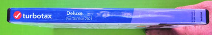 New WINDOWS MAC TURBOTAX DELUXE TAX YEAR 2021 FEDERAL RETURNS E-FILE FREESHIP