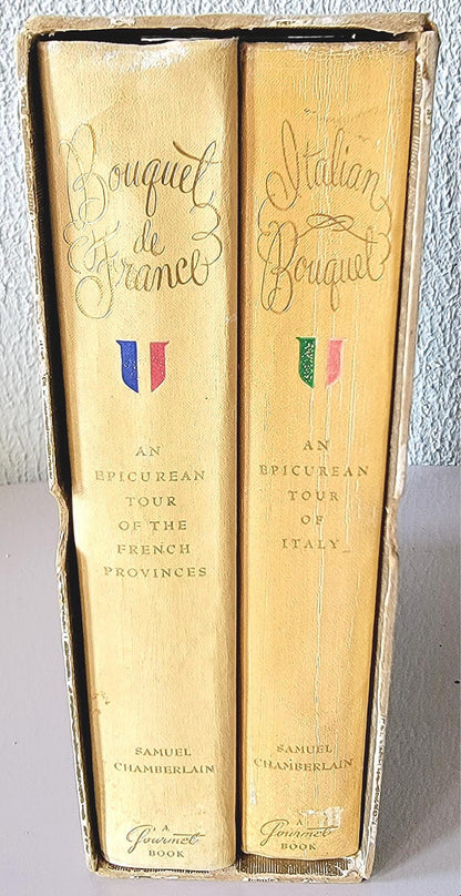 RARE DUSTJACKET 1958 BOUQUET ITALIAN 1959 FRANCE SAMUEL CHAMBERLAIN ILLUSTRATED