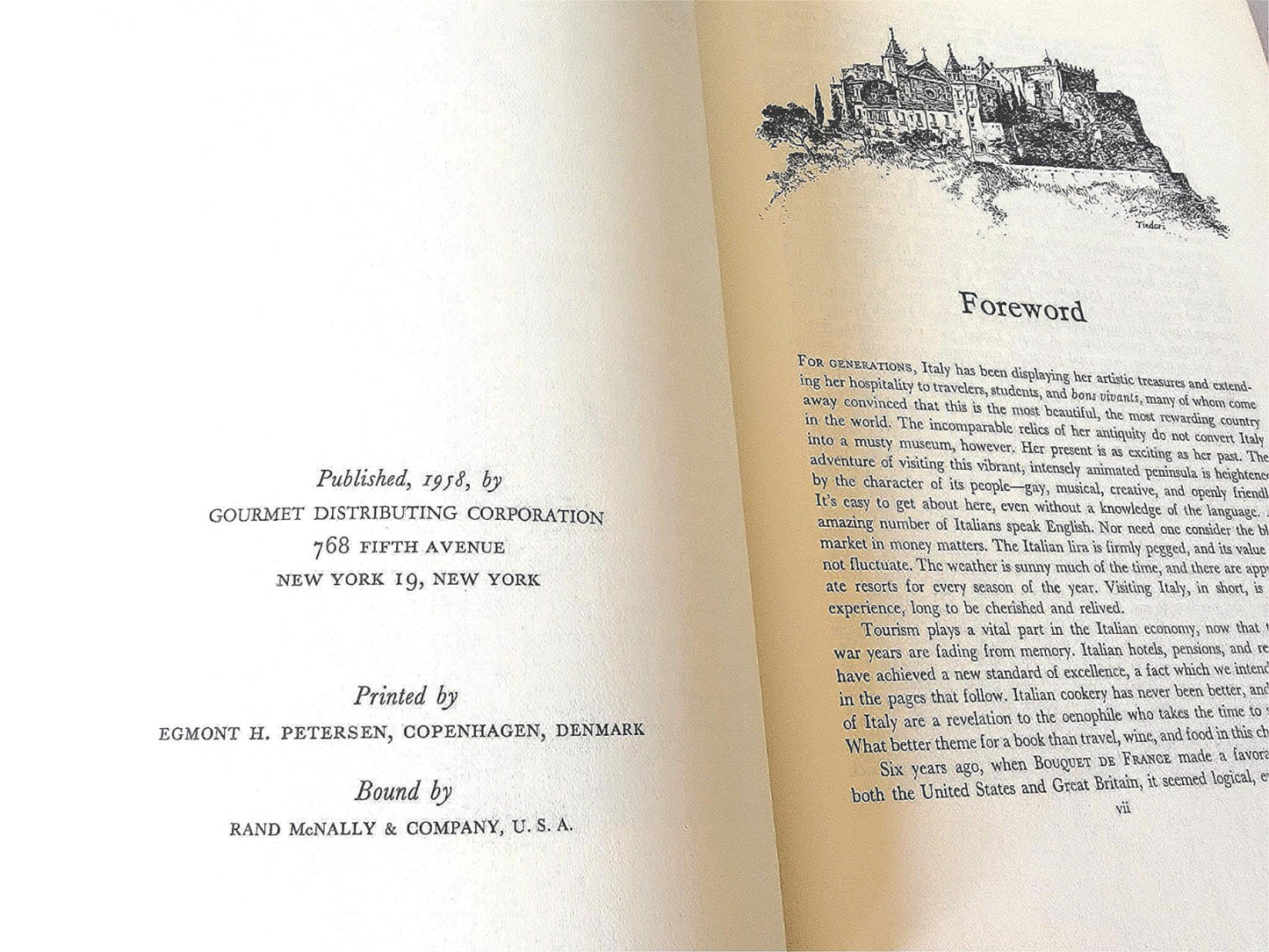 RARE DUSTJACKET 1958 BOUQUET ITALIAN 1959 FRANCE SAMUEL CHAMBERLAIN ILLUSTRATED