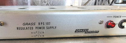 GRASS INSTRUMENTS RPS 107 REGULATED POWER SUPPLY FREE SHIPPING