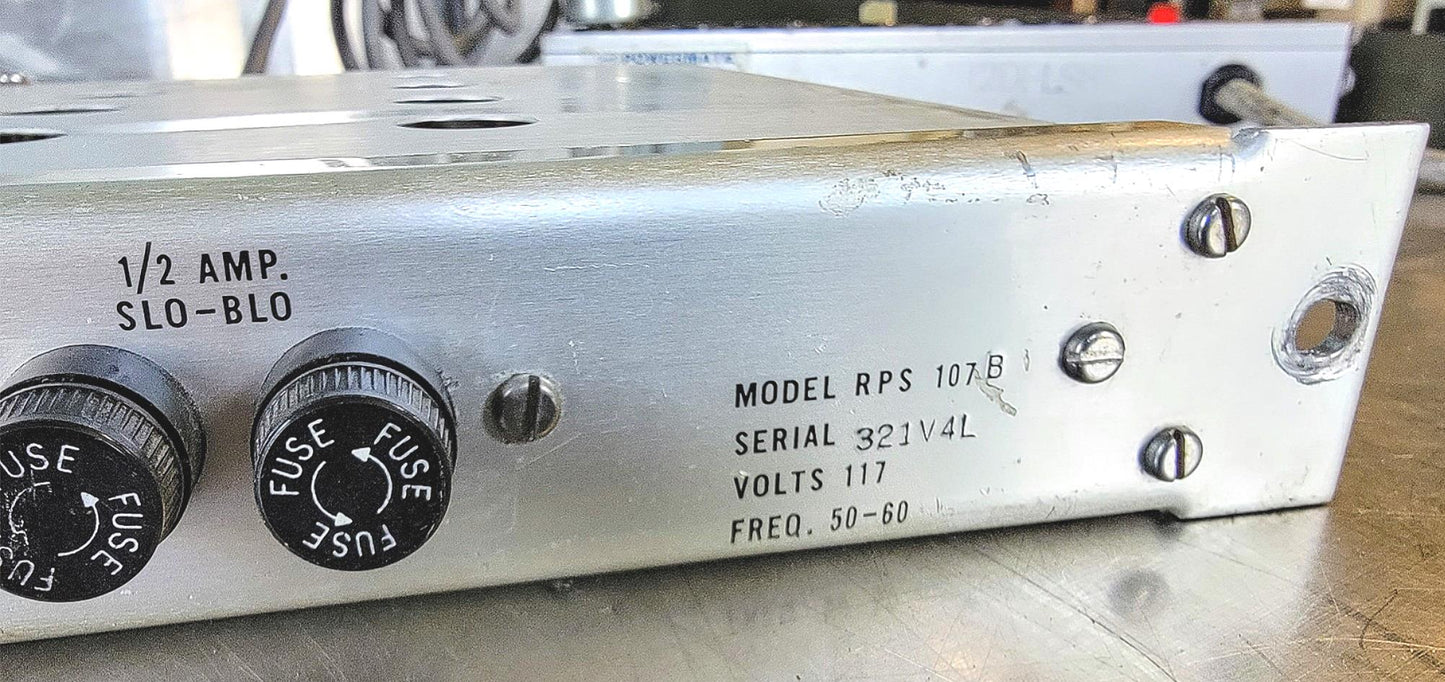 GRASS INSTRUMENTS RPS 107 REGULATED POWER SUPPLY FREE SHIPPING