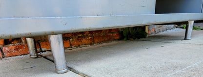 VINTAGE 1950's STEELCASE TANKER CREDENZA 60"x19.5"x29 RARE POINTED FEET FREESHIP