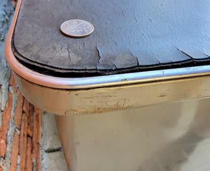 VINTAGE 1950's STEELCASE TANKER CREDENZA 60"x19.5"x29 RARE POINTED FEET FREESHIP