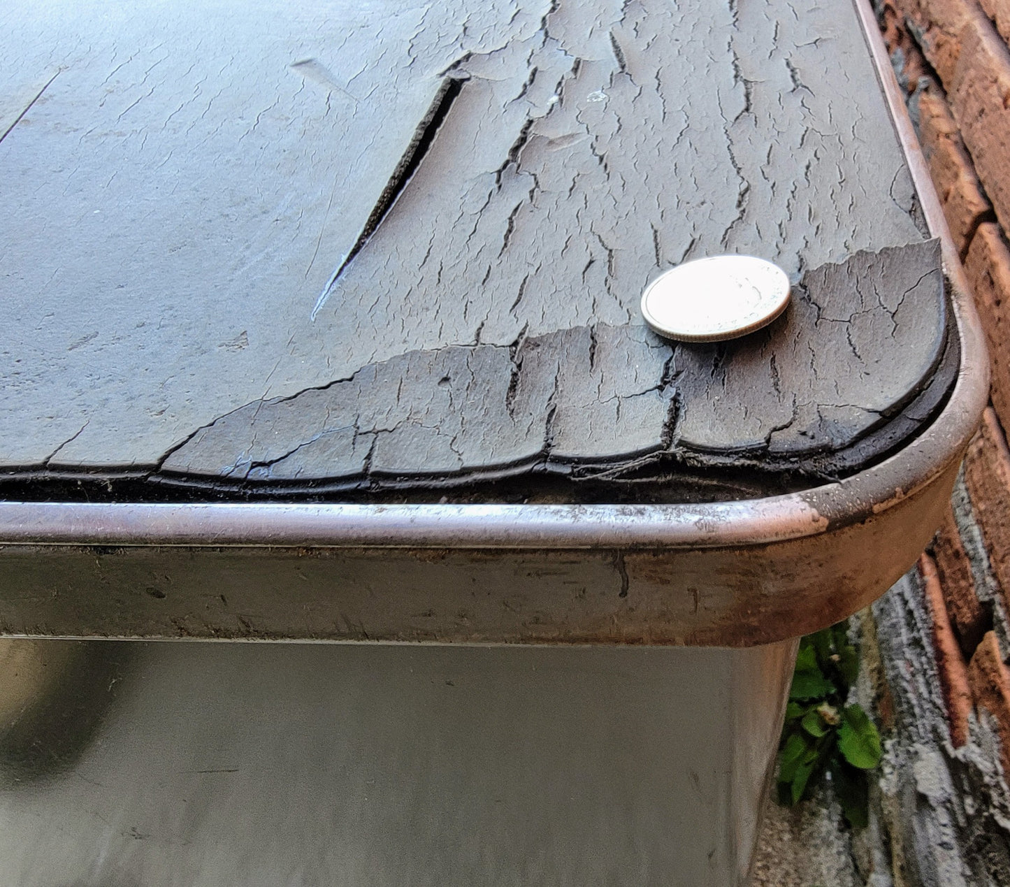 VINTAGE 1950's STEELCASE TANKER CREDENZA 60"x19.5"x29 RARE POINTED FEET FREESHIP