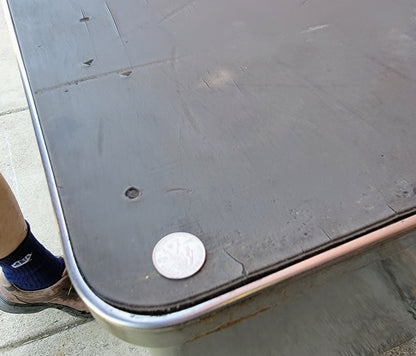 VINTAGE 1950's STEELCASE TANKER CREDENZA 60"x19.5"x29 RARE POINTED FEET FREESHIP