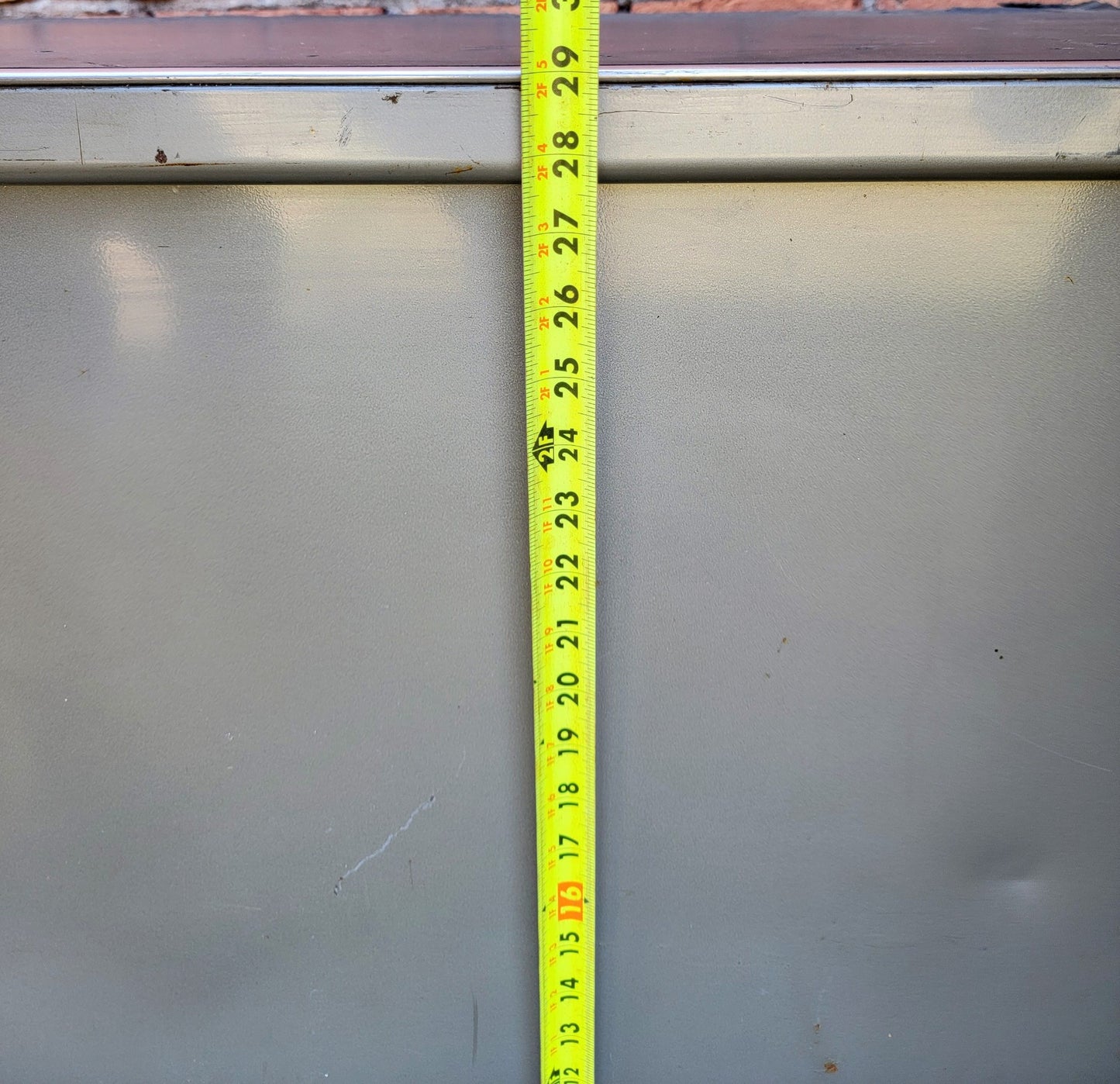 VINTAGE 1950's STEELCASE TANKER CREDENZA 60"x19.5"x29 RARE POINTED FEET FREESHIP