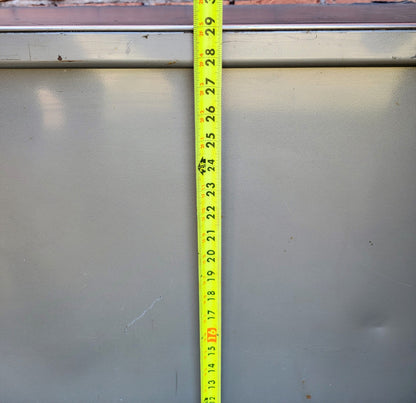 VINTAGE 1950's STEELCASE TANKER CREDENZA 60"x19.5"x29 RARE POINTED FEET FREESHIP