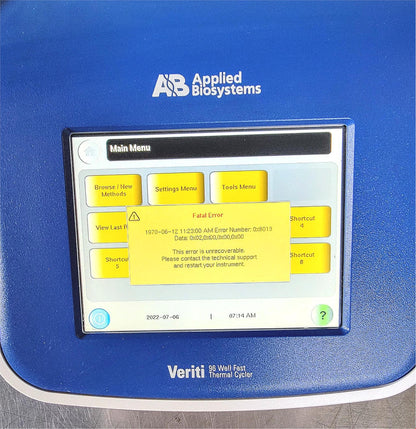 APPLIED BIOSYSTEMS VERITI 96WELL THERMOCYCLER "AS-IS" WATCH VIDEO FREE SHIP