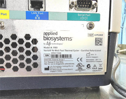APPLIED BIOSYSTEMS VERITI 96WELL THERMOCYCLER "AS-IS" WATCH VIDEO FREE SHIP