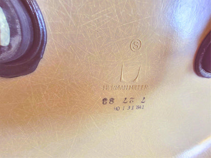 6 1980's VINTAGE CHARLES EAMES HERMAN MILLER FIBERGLASS SHELL ARMCHAIRS FREESHIP