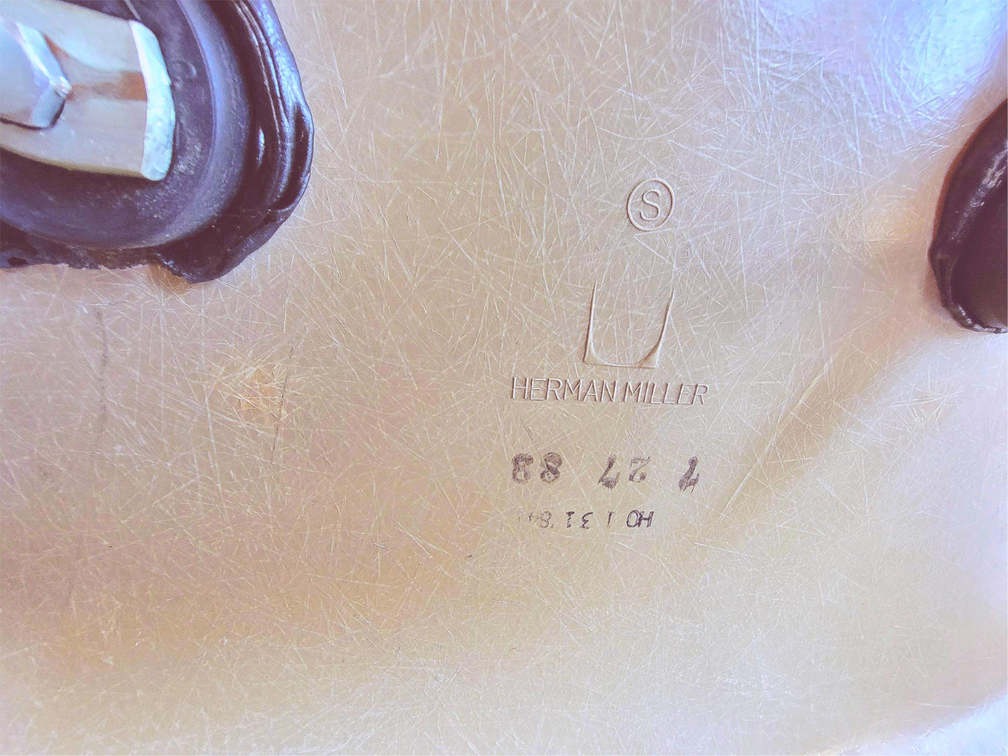 6 1980's VINTAGE CHARLES EAMES HERMAN MILLER FIBERGLASS SHELL ARMCHAIRS FREESHIP