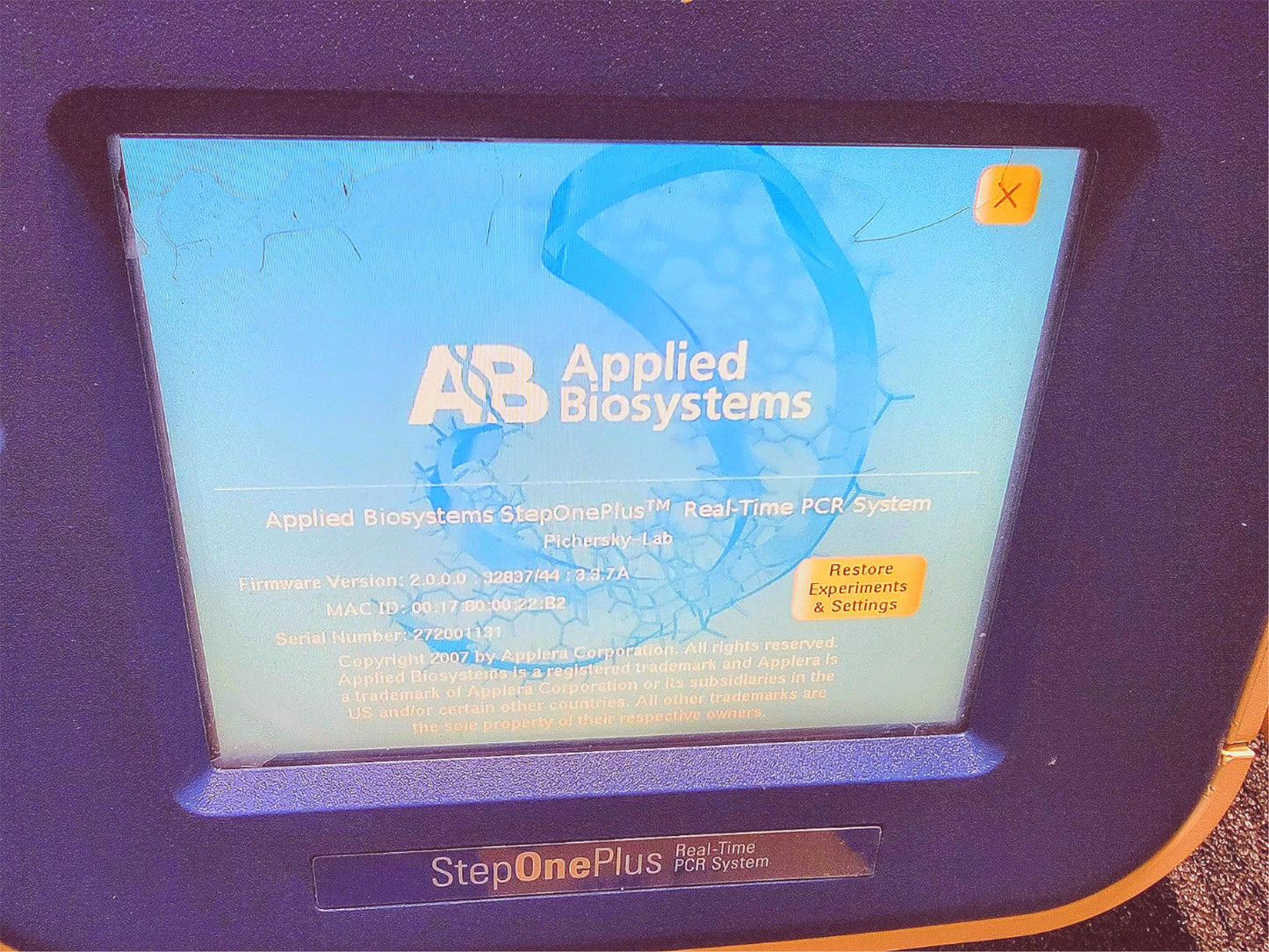 Applied Biosystems StepOnePlus 96Well PCR Thermocycler "90DAYWARRANTY" FREE SHIP