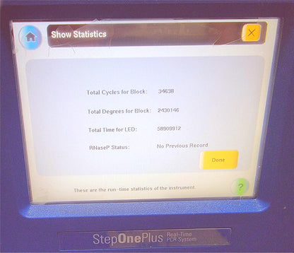 Applied Biosystems StepOnePlus 96Well PCR Thermocycler "90DAYWARRANTY" FREE SHIP