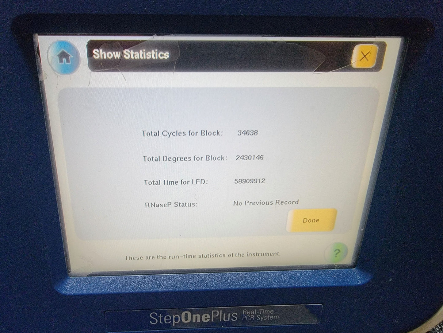 Applied Biosystems StepOnePlus 96Well PCR Thermocycler "90DAYWARRANTY" FREE SHIP