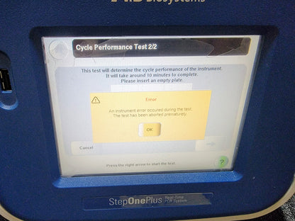 Applied Biosystems StepOnePlus 96Well PCR Thermocycler "90DAYWARRANTY" FREE SHIP