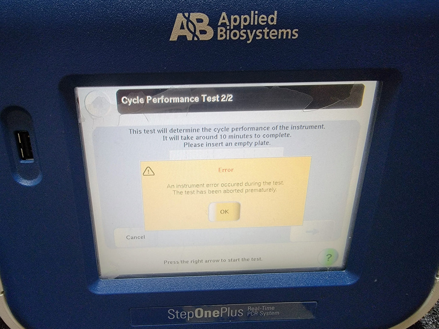 Applied Biosystems StepOnePlus 96Well PCR Thermocycler "90DAYWARRANTY" FREE SHIP