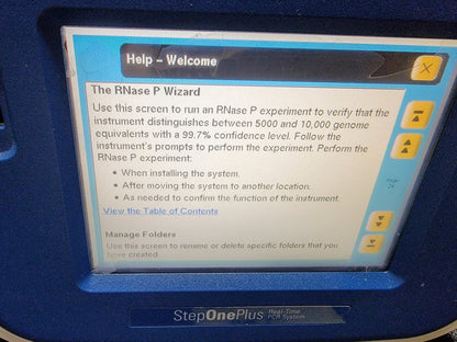 Applied Biosystems StepOnePlus 96Well PCR Thermocycler "90DAYWARRANTY" FREE SHIP