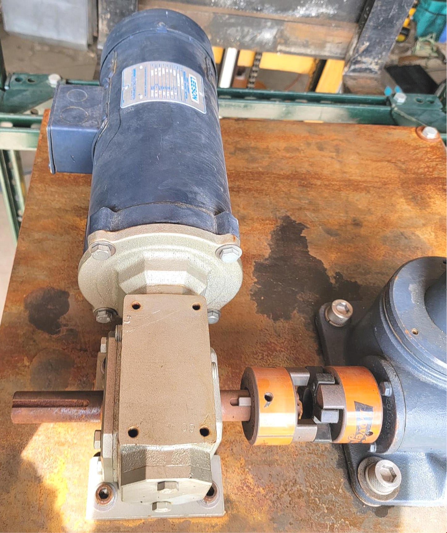 LEESON C4D17FK51 DC MOTOR with ALLING LANDER JOYCE DAYTON LOVEY SHAFT FREE SHIP