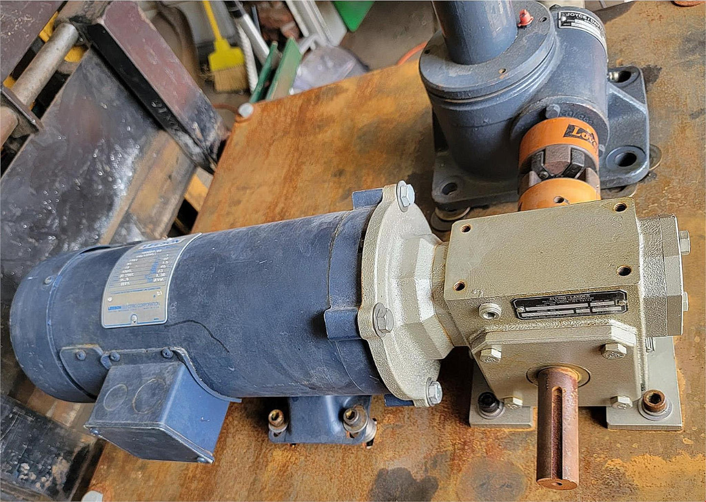 LEESON C4D17FK51 DC MOTOR with ALLING LANDER JOYCE DAYTON LOVEY SHAFT FREE SHIP