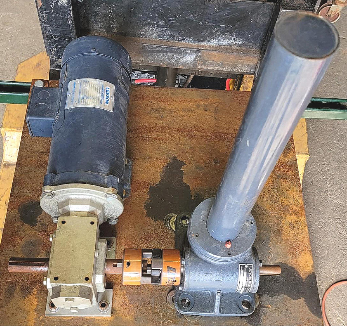 LEESON C4D17FK51 DC MOTOR with ALLING LANDER JOYCE DAYTON LOVEY SHAFT FREE SHIP