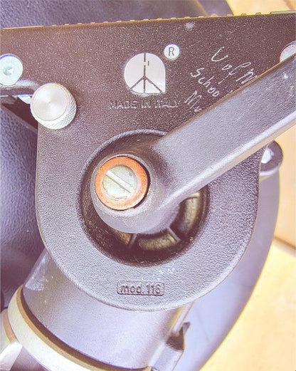 HEAVYDUTY PROFESSIONAL BOGEN 3061 TRIPOD & 116 FLUID HEAD 3067 & DOLLY with Case