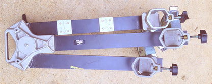 HEAVYDUTY PROFESSIONAL BOGEN 3061 TRIPOD & 116 FLUID HEAD 3067 & DOLLY with Case