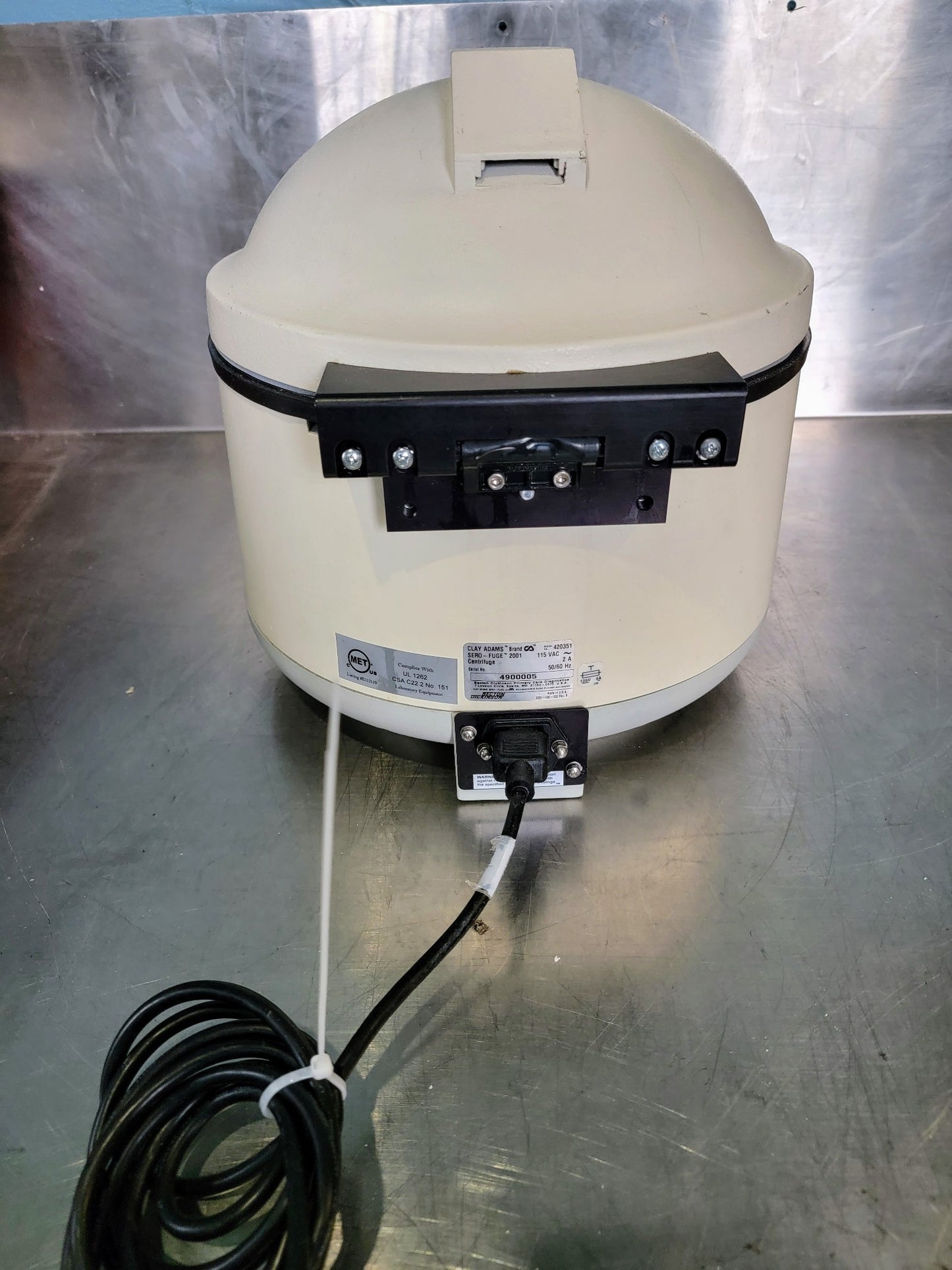 100% 90-DAY-WARRANTY CLAY ADAMS 2002 CENTRIFUGE with ROTOR FREE SHIP WATCH VIDEO