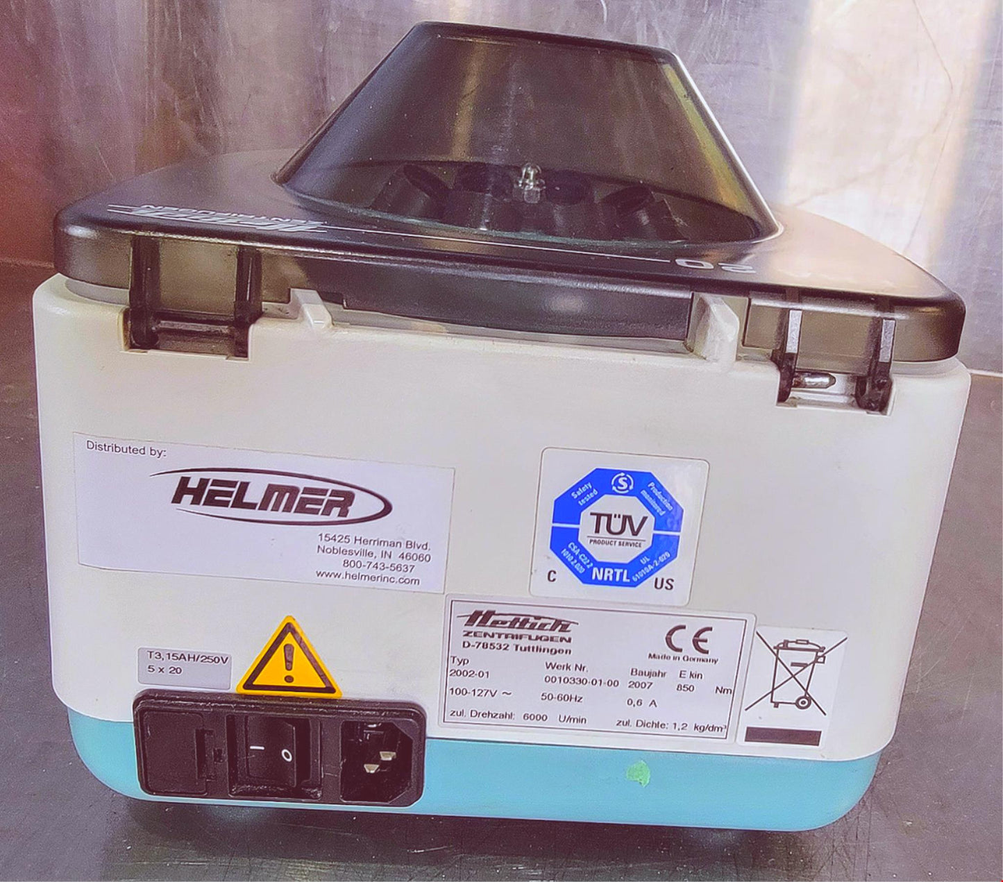 100% 90-DAY-WARRANTY HETTICH EBA 20 CENTRIFUGE E1624 ROTOR FREE SHIP WATCH VIDEO