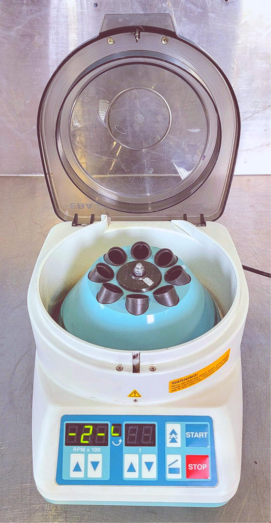 100% 90-DAY-WARRANTY HETTICH EBA 20 CENTRIFUGE E1624 ROTOR FREE SHIP WATCH VIDEO