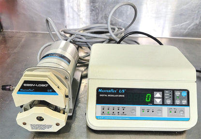 MASTERFLEX L/S EASY-LOAD 7518-10 PUMP & 77301-22 DIGITAL SPEEDCONTROL WATCHVIDEO