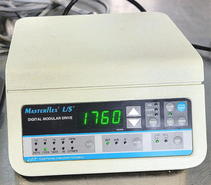 MASTERFLEX L/S EASY-LOAD 7518-10 PUMP & 77301-22 DIGITAL SPEEDCONTROL WATCHVIDEO