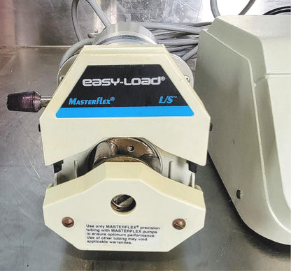 MASTERFLEX L/S EASY-LOAD 7518-10 PUMP & 77301-22 DIGITAL SPEEDCONTROL WATCHVIDEO