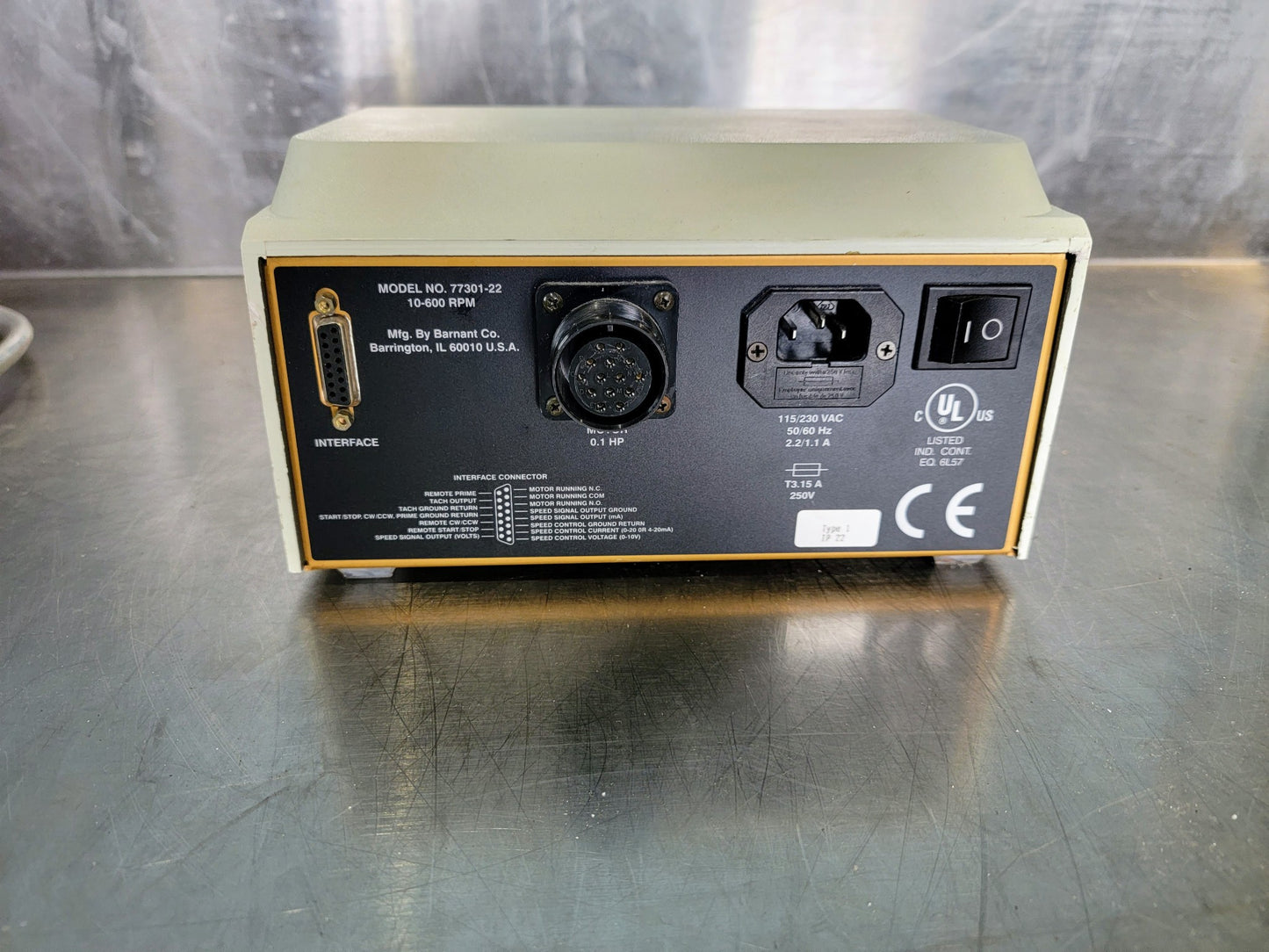 MASTERFLEX L/S EASY-LOAD 7518-10 PUMP & 77301-22 DIGITAL SPEEDCONTROL WATCHVIDEO