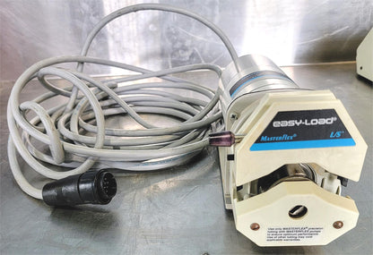 MASTERFLEX L/S EASY-LOAD 7518-10 PUMP & 77301-22 DIGITAL SPEEDCONTROL WATCHVIDEO