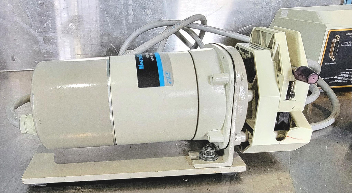 MASTERFLEX L/S EASY-LOAD 7518-10 PUMP & 77301-22 DIGITAL SPEEDCONTROL WATCHVIDEO