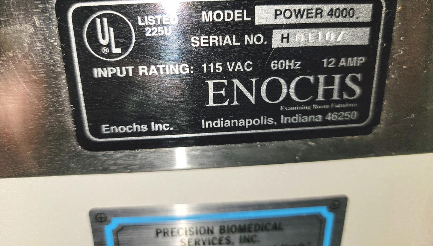 ENOCHS 4000 OB/GYN POWER HI-LO MEDICAL TATOO EXAM TABLE FREESHIPPING WATCH VIDEO