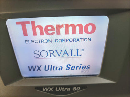 THERMO SORVALL WX ULTRA-80 REFRIGERATED CENTRIFUGE & ROTOR WATCH VIDEO FREE SHIP